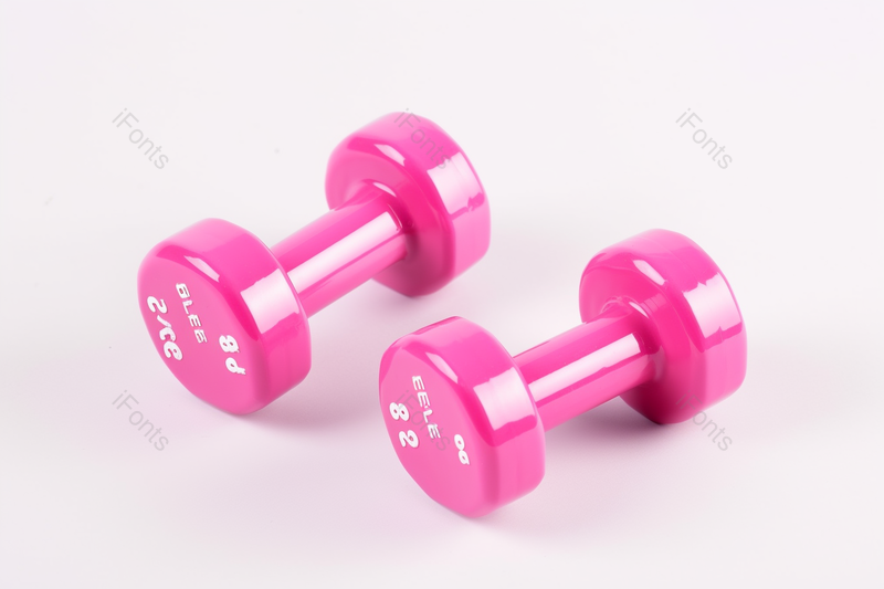 玫红色哑铃创意组合,高清,摄影图,摄影图片,图片大全,摄影图免费下载